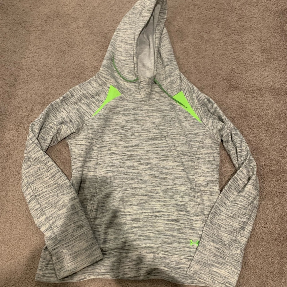 UA  size M ivory/gray hoodie